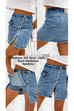 Spódnica jeansowa damska (XS-XL) 233