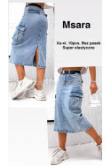 Spódnica jeansowa damska (XS-XL) 2