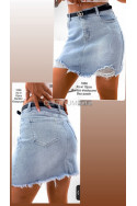 Spódnica jeansowa damska (XS-XL) 2