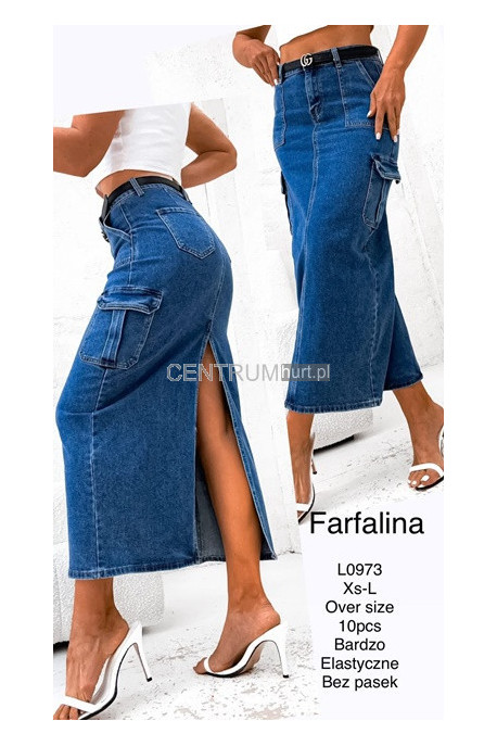 Spódnica jeansowa damska (XS-XL) 2