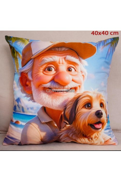 Poszewka Drukowana dla Babci i Dziadka (40x40cm) 1728