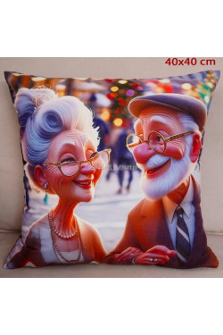 Poszewka Drukowana dla Babci i Dziadka (40x40cm) 1730