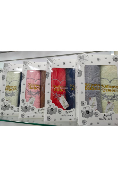 Komplet ręcznik dla Babci i Dziadka (2 szt 70x140cm) 17