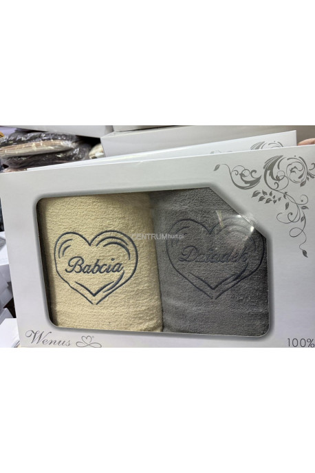 Komplet ręcznik dla Babci i Dziadka (2 szt 70x140cm) 17