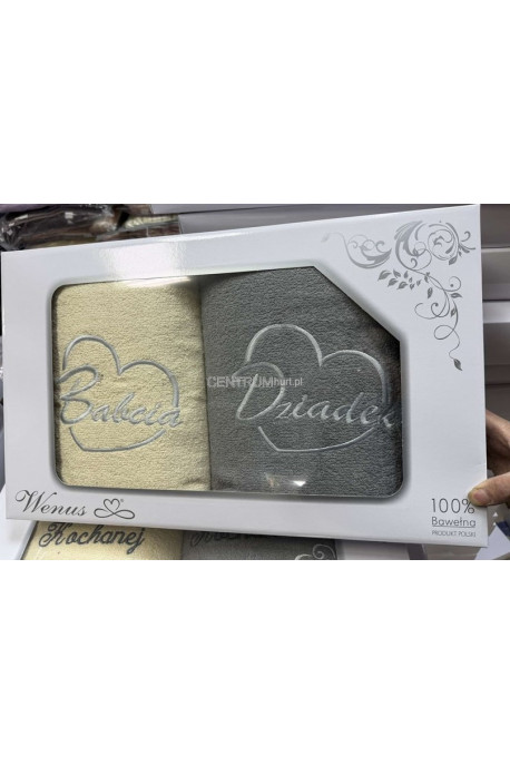 Komplet ręcznik dla Babci i Dziadka (2 szt 70x140cm) 17