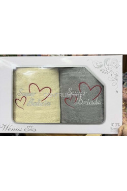 Komplet ręcznik dla Babci i Dziadka (2 szt 70x140cm) 1744