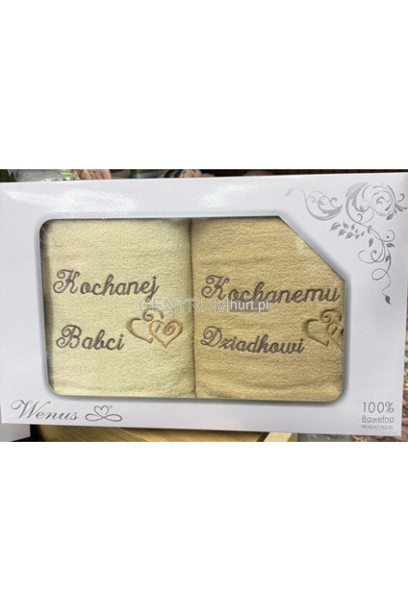 Komplet ręcznik dla Babci i Dziadka (2 szt 70x140cm) 17