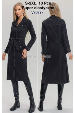 Kurtka jeansowa damska (S-2XL) V8089