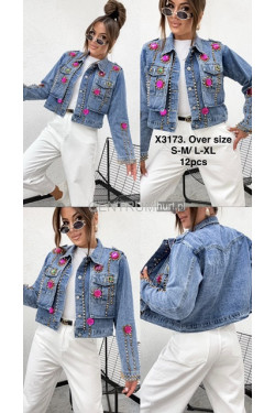 Kurtka jeansowa damska (S-XL) X3173