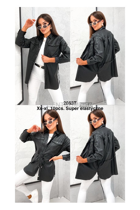 Kurtka skórzana damska (S-XL) 1