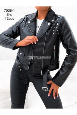 Kurtka skórzana damska (S-XL) 7038-1