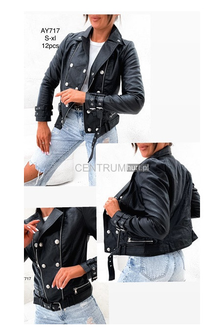 Kurtka skórzana damska (S-XL) 1