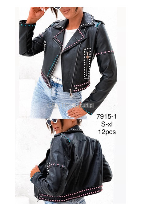 Kurtka skórzana damska (S-XL) 1