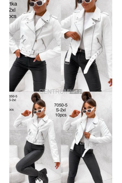 Kurtka skórzana damska (S-2XL) 7050-5