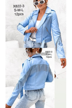 Kurtka skórzana damska (S-L) X822-3