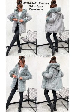 Kurtka damska zimowa (S-2XL) 6621-61