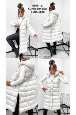 Kurtka kamizelka damska zimowa (S-2XL) 6601-12