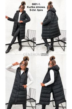 Kurtka kamizelka damska zimowa (S-2XL) 6601-1