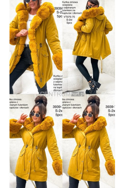 Kurtka kamizelka damska zimowa (S-2XL) 3939