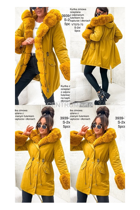 Kurtka kamizelka damska zimowa (S-2XL) 1