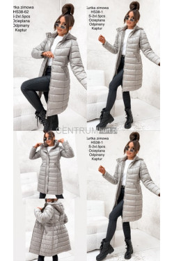 Kurtka kamizelka damska zimowa (S-2XL) HS38-1
