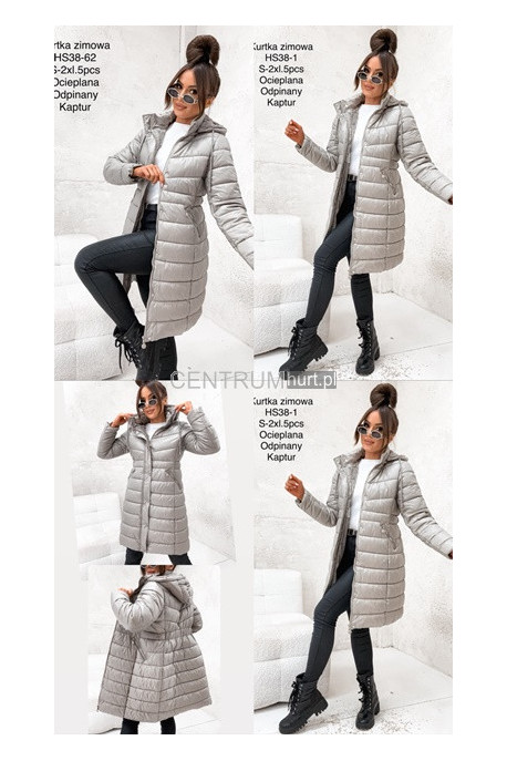 Kurtka kamizelka damska zimowa (S-2XL) 1