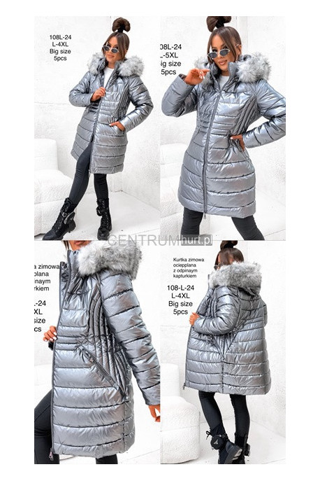 Kurtka kamizelka damska zimowa (S-2XL) 1