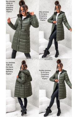 Kurtka kamizelka damska zimowa (S-2XL) HS38-22