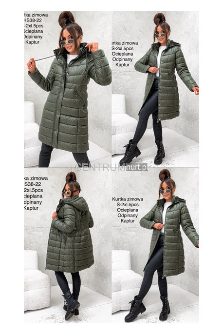 Kurtka kamizelka damska zimowa (S-2XL) 1
