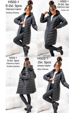 Kurtka kamizelka damska zimowa (S-2XL) HS02-1