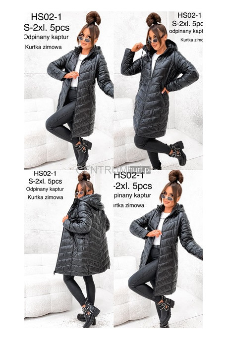Kurtka kamizelka damska zimowa (S-2XL) 1