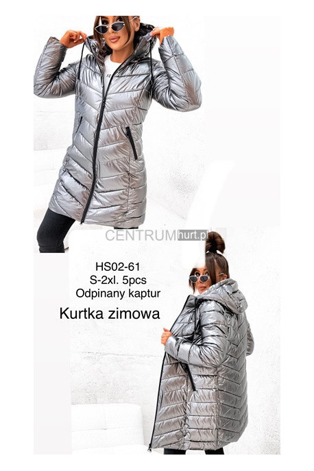 Kurtka kamizelka damska zimowa (S-2XL) 1