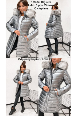 Kurtka kamizelka damska zimowa (L-4XL) 109-24