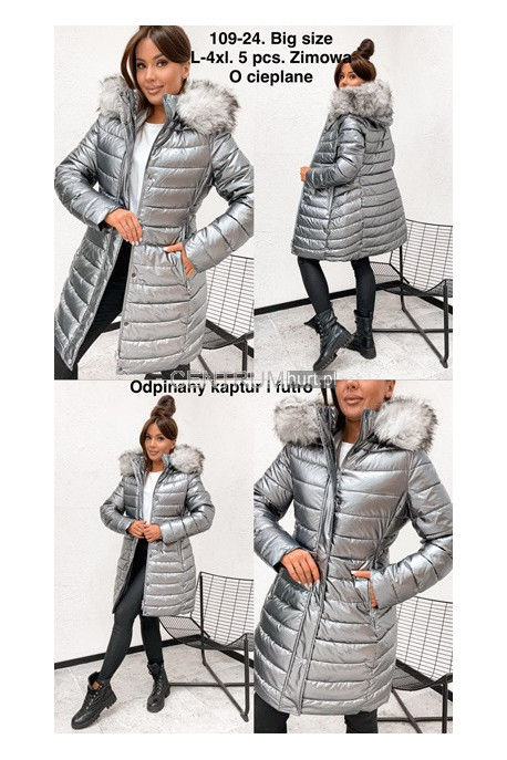 Kurtka kamizelka damska zimowa (S-2XL) 1