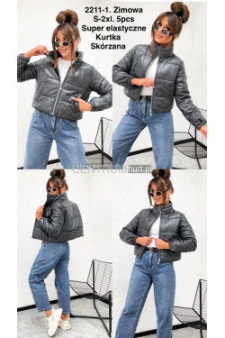 Kurtka kamizelka damska zimowa (S-2XL) 2211-1