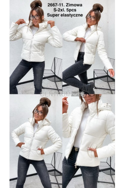 Kurtka kamizelka damska zimowa (S-2XL) 2667-11