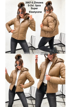 Kurtka kamizelka damska zimowa (S-2XL) 2667-5