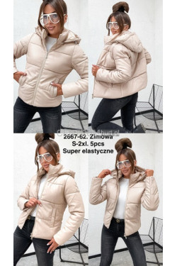 Kurtka kamizelka damska zimowa (S-2XL) 2667-62