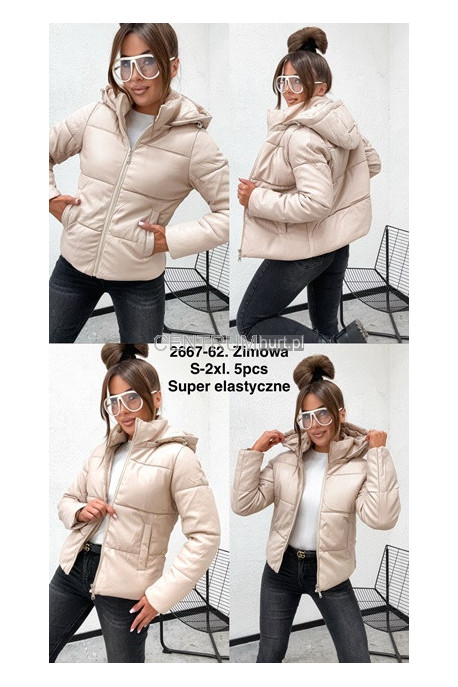 Kurtka kamizelka damska zimowa (S-2XL) 1