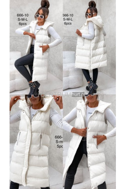 Kurtka kamizelka damska zimowa (S-L) 666-10