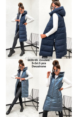 Kurtka kamizelka damska zimowa (S-2XL) 6626-99