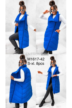 Kurtka kamizelka damska zimowa (S-XL) M1617-42
