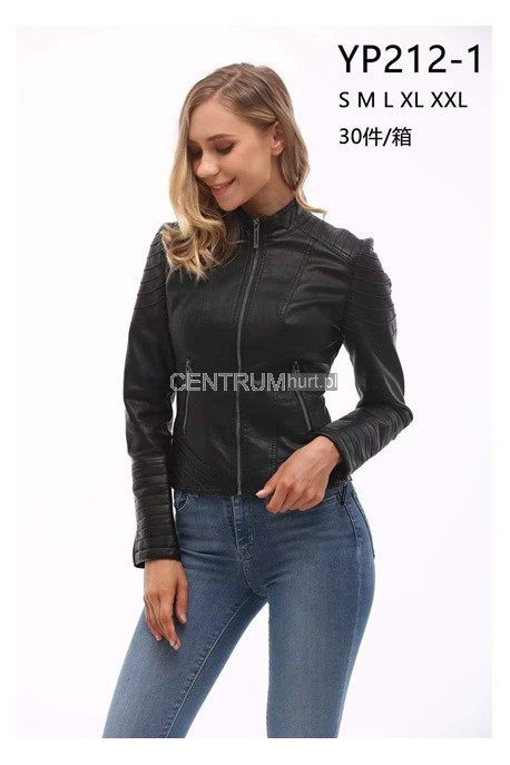 Kurtka skórzana damska (S-2XL) 1