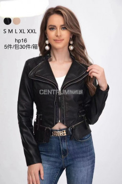 Kurtka skórzana damska (S-2XL) HP16