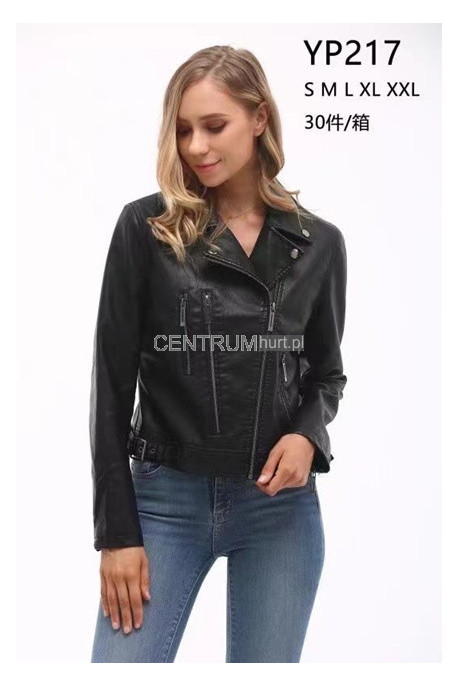 Kurtka skórzana damska (S-2XL) 1