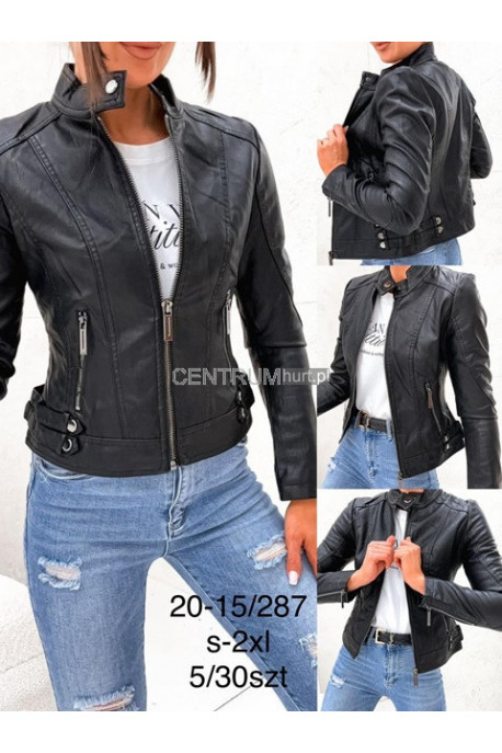Kurtka skórzana damska (S-2XL) 1