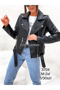 Kurtka skórzana damska (M-2XL) 3704