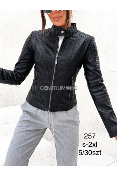 Kurtka skórzana damska (M-3XL) 1