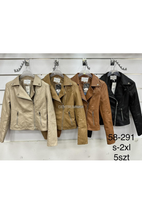 Kurtka skórzana damska (M-3XL) 1