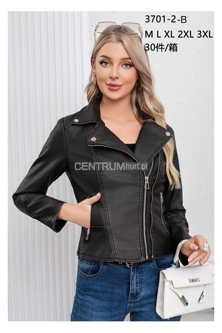 Kurtka skórzana damska (M-3XL) 1